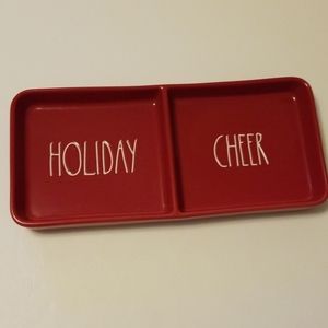 Brand new Rae Dunn "HOLIDAY CHEER" serving plate